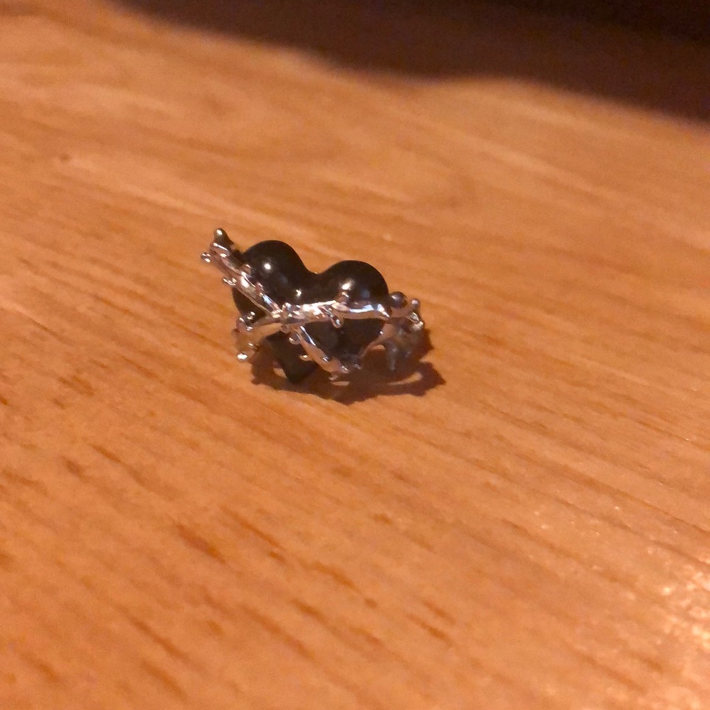 Adjustable heart ring bought from a local shop in Chelsea market NYC